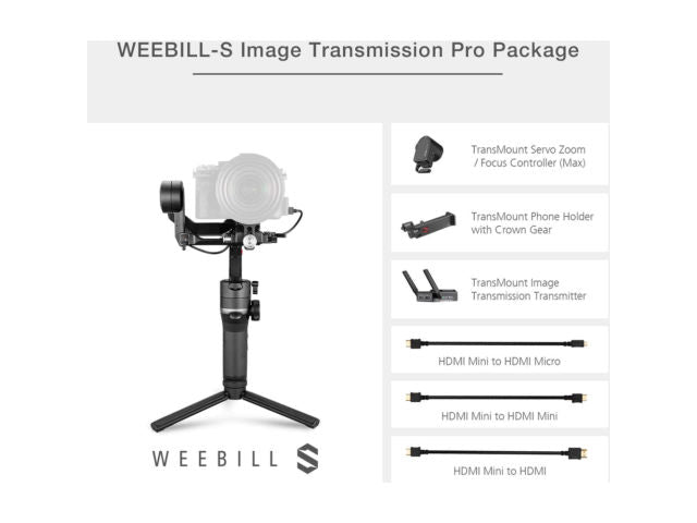 Zhiyun Weebill S Image Transmission Pro package